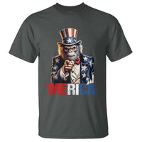 Bigfoot Merica T Shirt American Flag Patriotic 4th Of July Uncle Sam - Wonder Print Shop