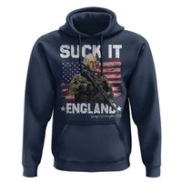 Suck It England Funny 4th of July George Washington 1776 Hoodie - Wonder Print Shop