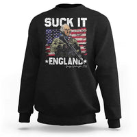 Suck It England Funny 4th of July George Washington 1776 Sweatshirt - Wonder Print Shop
