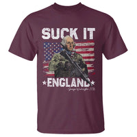 Suck It England Funny 4th of July George Washington 1776 T Shirt - Wonder Print Shop