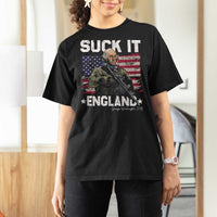 Suck It England Funny 4th of July George Washington 1776 T Shirt For Women - Wonder Print Shop