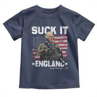 Suck It England Funny 4th of July George Washington 1776 Toddler T Shirt - Wonder Print Shop