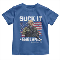 Suck It England Funny 4th of July George Washington 1776 Toddler T Shirt - Wonder Print Shop