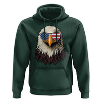 American Flag Patriotic Eagle Hoodie 4th of July - Wonder Print Shop