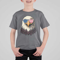 American Flag Patriotic Eagle T Shirt For Kid 4th of July - Wonder Print Shop