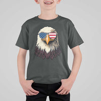 American Flag Patriotic Eagle T Shirt For Kid 4th of July - Wonder Print Shop