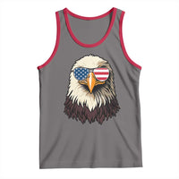 American Flag Patriotic Eagle Tank Top 4th of July - Wonder Print Shop