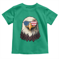 American Flag Patriotic Eagle Toddler T Shirt 4th of July - Wonder Print Shop
