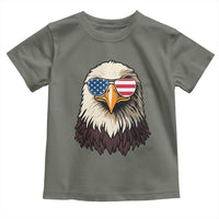 American Flag Patriotic Eagle Toddler T Shirt 4th of July - Wonder Print Shop