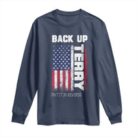 Back It Up Terry Put It In Reverse Long Sleeve Shirt Funny 4th of July Patriotic American Flag - Wonder Print Shop