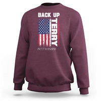 Back It Up Terry Put It In Reverse Sweatshirt Funny 4th of July Patriotic American Flag - Wonder Print Shop