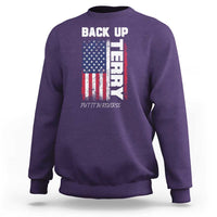 Back It Up Terry Put It In Reverse Sweatshirt Funny 4th of July Patriotic American Flag - Wonder Print Shop