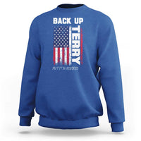 Back It Up Terry Put It In Reverse Sweatshirt Funny 4th of July Patriotic American Flag - Wonder Print Shop