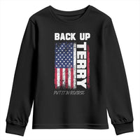 Back It Up Terry Put It In Reverse Youth Sweatshirt Funny 4th of July Patriotic American Flag - Wonder Print Shop