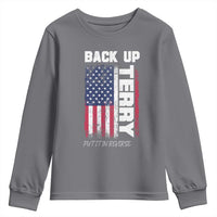 Back It Up Terry Put It In Reverse Youth Sweatshirt Funny 4th of July Patriotic American Flag - Wonder Print Shop