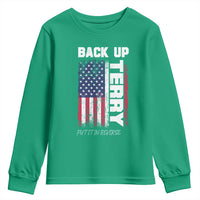 Back It Up Terry Put It In Reverse Youth Sweatshirt Funny 4th of July Patriotic American Flag - Wonder Print Shop