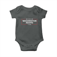 4th July George Washington 1788 Baby Onesie Retro President Campaign - Wonder Print Shop