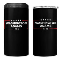 4th July George Washington 1788 4 in 1 Can Cooler Tumbler Retro President Campaign - Wonder Print Shop