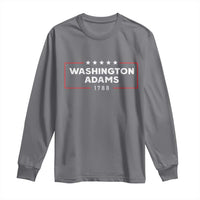 4th July George Washington 1788 Long Sleeve Shirt Retro President Campaign - Wonder Print Shop