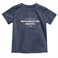 4th July George Washington 1788 Toddler T Shirt Retro President Campaign - Wonder Print Shop