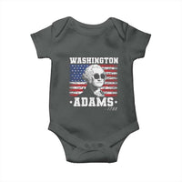 George Washington 1788 Baby Onesie Funny 4th of July Retro President Campaign USA Flag - Wonder Print Shop