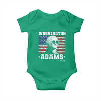 George Washington 1788 Baby Onesie Funny 4th of July Retro President Campaign USA Flag - Wonder Print Shop
