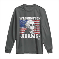 George Washington 1788 Long Sleeve Shirt Funny 4th of July Retro President Campaign USA Flag - Wonder Print Shop