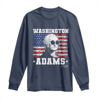 George Washington 1788 Long Sleeve Shirt Funny 4th of July Retro President Campaign USA Flag - Wonder Print Shop