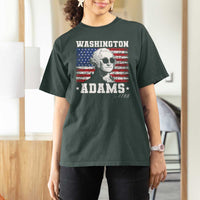 George Washington 1788 T Shirt For Women Funny 4th of July Retro President Campaign USA Flag - Wonder Print Shop