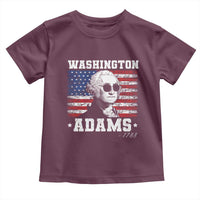 George Washington 1788 Toddler T Shirt Funny 4th of July Retro President Campaign USA Flag - Wonder Print Shop