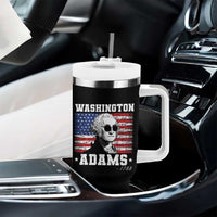 George Washington 1788 Tumbler With Handle Funny 4th of July Retro President Campaign USA Flag - Wonder Print Shop