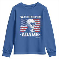 George Washington 1788 Youth Sweatshirt Funny 4th of July Retro President Campaign USA Flag - Wonder Print Shop