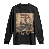 Vintage George Washington Long Sleeve Shirt 4th Of July Patriotic Gift - Wonder Print Shop