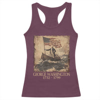 Vintage George Washington Racerback Tank Top 4th Of July Patriotic Gift - Wonder Print Shop