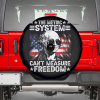 Funny 4th of July The Metric System Can't Measure Freedom Spare Tire Cover George Washington American Flag - Wonder Print Shop