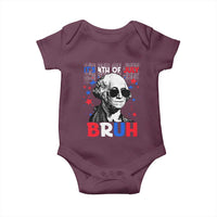 4th of July George Washington Bruh Baby Onesie - Wonder Print Shop