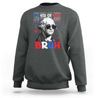 4th of July George Washington Bruh Sweatshirt - Wonder Print Shop