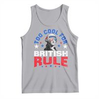 George Washington 4th of July Tank Top Too Cool For British Rule Red White and Blue - Wonder Print Shop