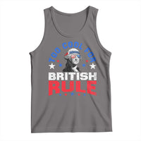 George Washington 4th of July Tank Top Too Cool For British Rule Red White and Blue - Wonder Print Shop