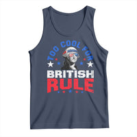 George Washington 4th of July Tank Top Too Cool For British Rule Red White and Blue - Wonder Print Shop