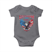 American Flag Bald Eagle Baby Onesie Patriotic Eagle 4th of July Freedom Is Not Free - Wonder Print Shop