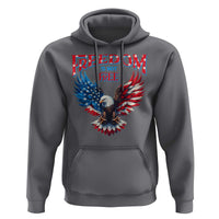 American Flag Bald Eagle Hoodie Patriotic Eagle 4th of July Freedom Is Not Free - Wonder Print Shop