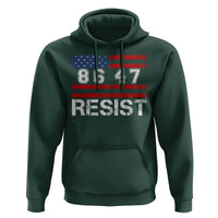 8647 Resist Hoodie Retro Social Justice American Flag - Wonder Print Shop