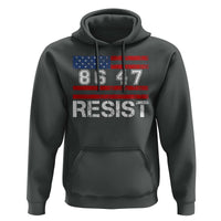 8647 Resist Hoodie Retro Social Justice American Flag - Wonder Print Shop