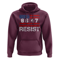 8647 Resist Hoodie Retro Social Justice American Flag - Wonder Print Shop