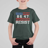 8647 Resist T Shirt For Kid Retro Social Justice American Flag - Wonder Print Shop