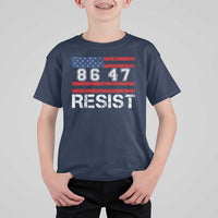 8647 Resist T Shirt For Kid Retro Social Justice American Flag - Wonder Print Shop