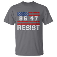 8647 Resist T Shirt Retro Social Justice American Flag - Wonder Print Shop