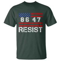 8647 Resist T Shirt Retro Social Justice American Flag - Wonder Print Shop