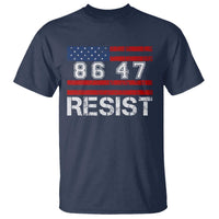 8647 Resist T Shirt Retro Social Justice American Flag - Wonder Print Shop